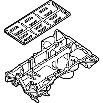 Nissan 11110-1LU0A Pan Assy Oil