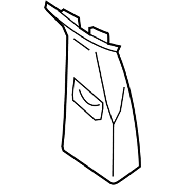 BMW 51-43-7-225-309 Cover, B-Column Upper Left