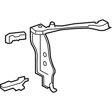 Lexus 53202-50901 Support Sub-Assy, Radiator, RH