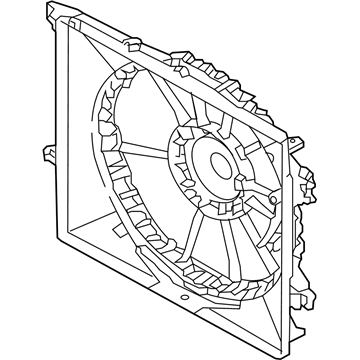 Kia 25350A7100 SHROUD-Radiator