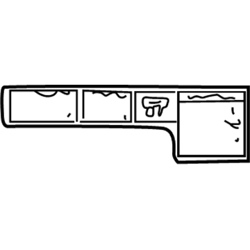 Toyota 74544-0C030-B0 Caution Label