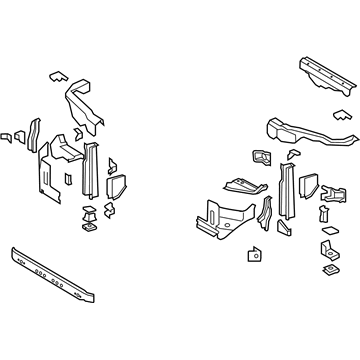 Lexus 53201-60310 Support Sub-Assy, Radiator