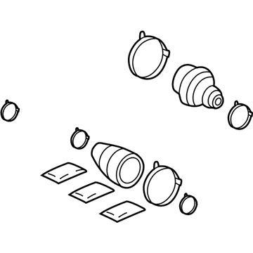 Toyota 04427-07060 Boot Kit