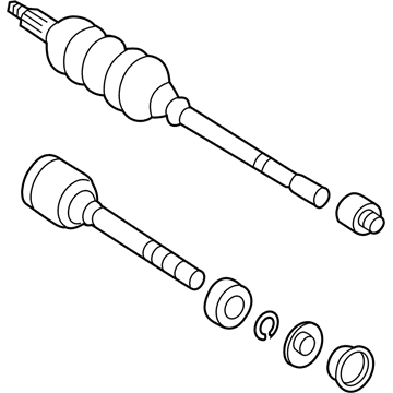 Toyota 43420-07080 Axle Assembly