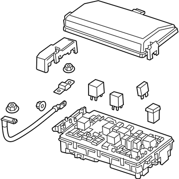 GM 90767240 Fuse & Relay Box