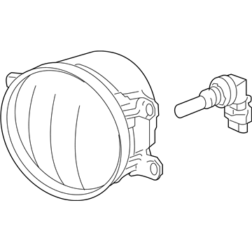 Lexus 81220-47010 Lamp Assy, Fog, LH