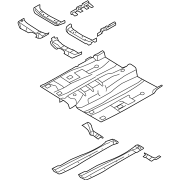 Ford G3GZ-5411135-B Front Floor Pan