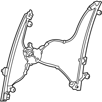 Mopar 5135250AA Front Door Window Regulator