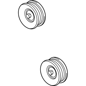 Ford BC3Z-6C348-A Serpentine Idler Pulley