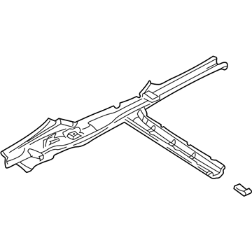 Hyundai 65720-2D010 Member Assembly-Rear Floor Side, RH