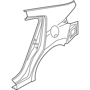 Hyundai 71504-F3C00 Panel Assembly-Quarter Outer, RH