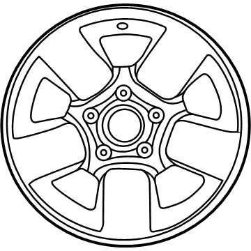 Mopar 5HU03MA8AA Wheel Aluminum