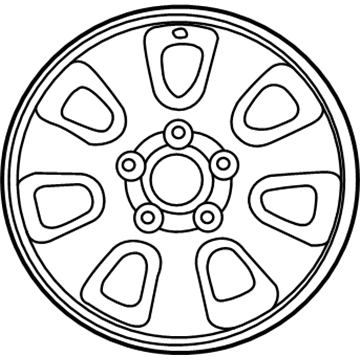 Mopar 5HE38TAEAA Wheel-Aluminum