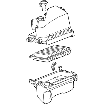 Toyota 17700-22221 Air Cleaner Assembly