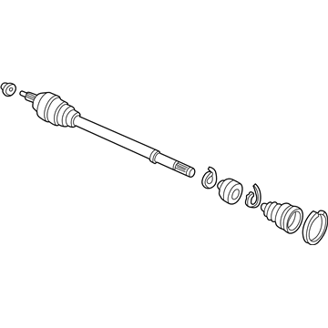 Honda 44010-S01-003 Driveshaft Set, Passenger Side (Gkn)