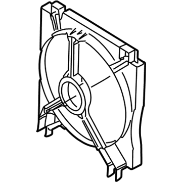 GM 89022540 Shroud Kit, Engine Electric Coolant Fan