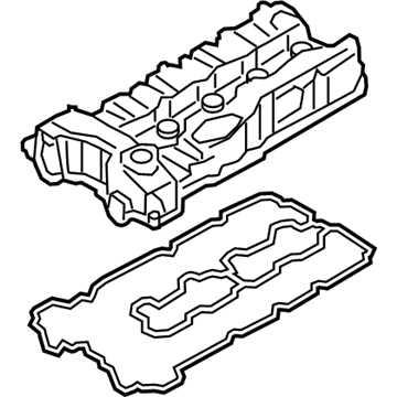 BMW 11-12-8-648-125 Cylinder Head Cover