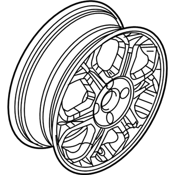 Ford 8S4Z-1007-F Wheel, Alloy