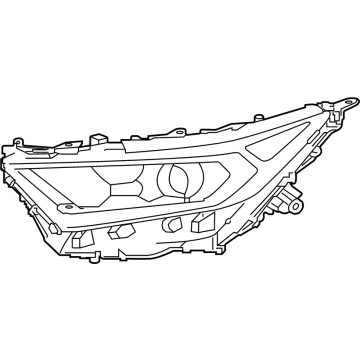 Toyota 81170-42A02 Headlamp Assembly