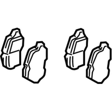 Toyota 04465-48100 Front Pads