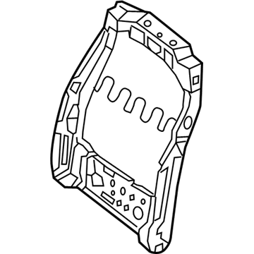 Nissan 87654-1PA0A Frame Assembly-Front Seat Back, LH