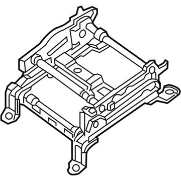 Nissan 87470-1PA0A Device & Slide Assy-Front Seat, Outer LH