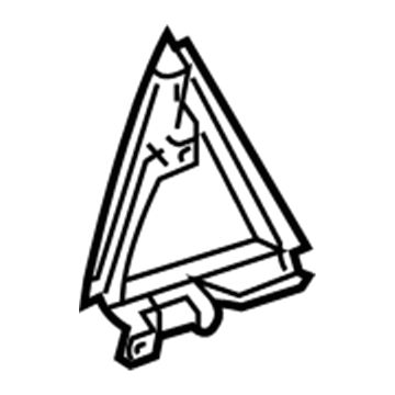 Lexus 67488-0E021 Seal, Rear Door Rear Guide