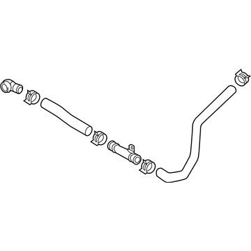 Kia 25415C1100 Hose Assembly-Radaator, Lower