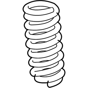 Mopar 4670431AA Front Suspension-Coil Spring