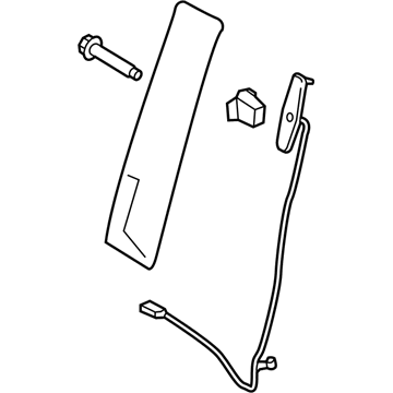 Ford FL3Z-1520555-SA Moulding - Door Outside