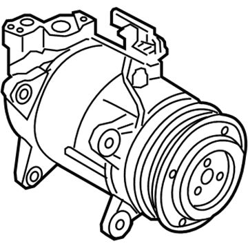 BMW 64-52-5-A3F-1D1 A/C COMPRESSOR W/O MAGNETIC