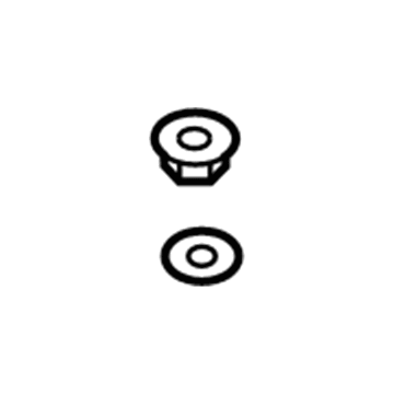 Hyundai 25336-2H000 Insulator-Radiator Mounting, Lower