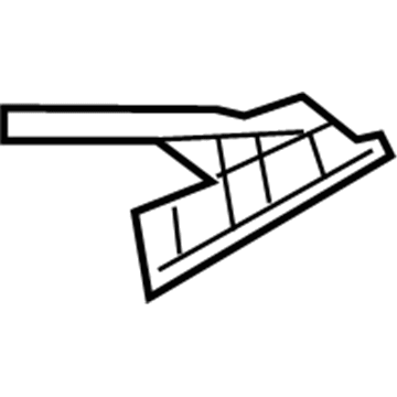 Nissan 62059-3TA0A Frame-Front Bumper, LH