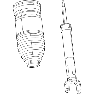 Mopar 68409686AE SHOCK-AIR SUSPENSION