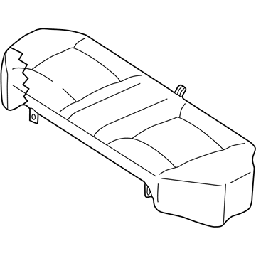 Nissan 88300-9E572 Cushion Assy-Rear Seat