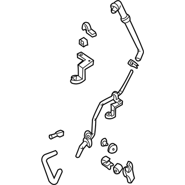 Nissan 49721-0W000 Hose & Tube Assy-Power Steering