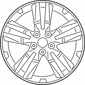 Kia 52905B2320 Wheel Assembly-Aluminum