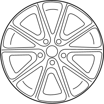 Kia 52910B2600 Wheel Assembly-Aluminum