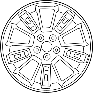 Kia 52905B2300 Wheel Assembly-Aluminum