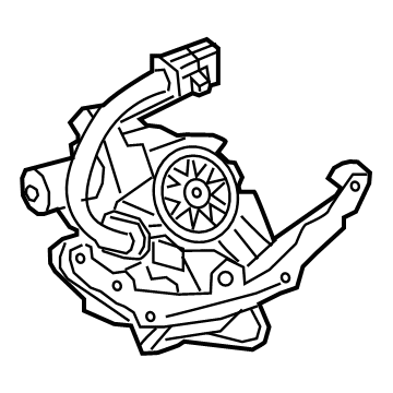 Lexus 69350-48180 Back Door Lock Assembly