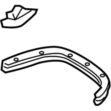 Honda 74121-SZA-A00 Rubber, Hood Seal