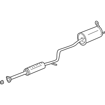 Honda 18030-S3Y-J00 Muffler Set, Exhuast