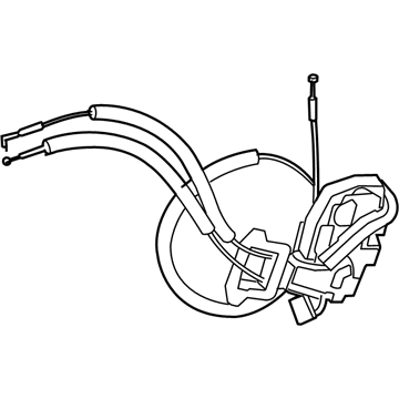 Nissan 80501-4RA0C Front Door Lock Actuator Motor, Left