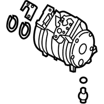 Acura 38810-RJA-305 Compressor