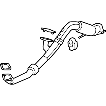 Hyundai 28610-C6100 Front Muffler Assembly