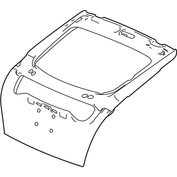 Honda 68100-TP6-305ZZ Tailgate (DOT)