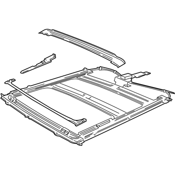 Ford 7L3Z-1651070-B Frame Assembly