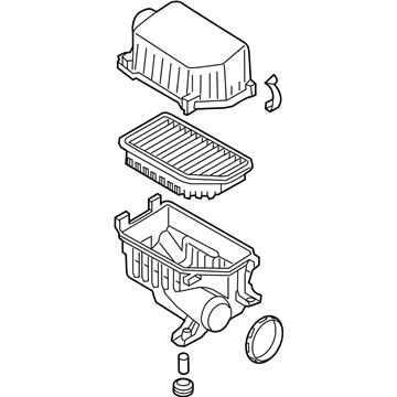 Hyundai 28110-2V300 Cleaner Assembly-Air