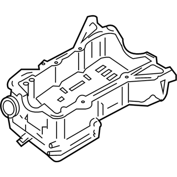 Nissan 11110-4RA0B Pan Assy-Oil