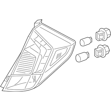 Honda 33550-T5A-A21 Taillight Assy., L.